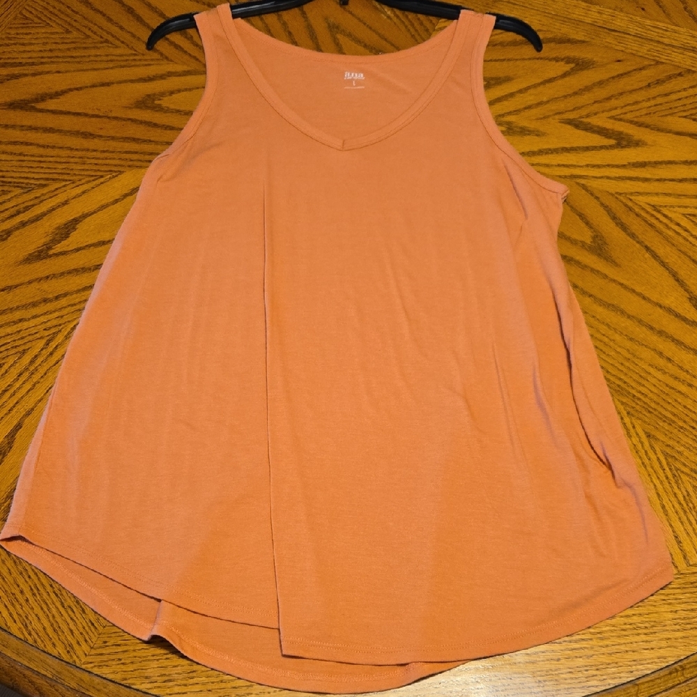 a.n.a Women's Peach/orange Tank Top